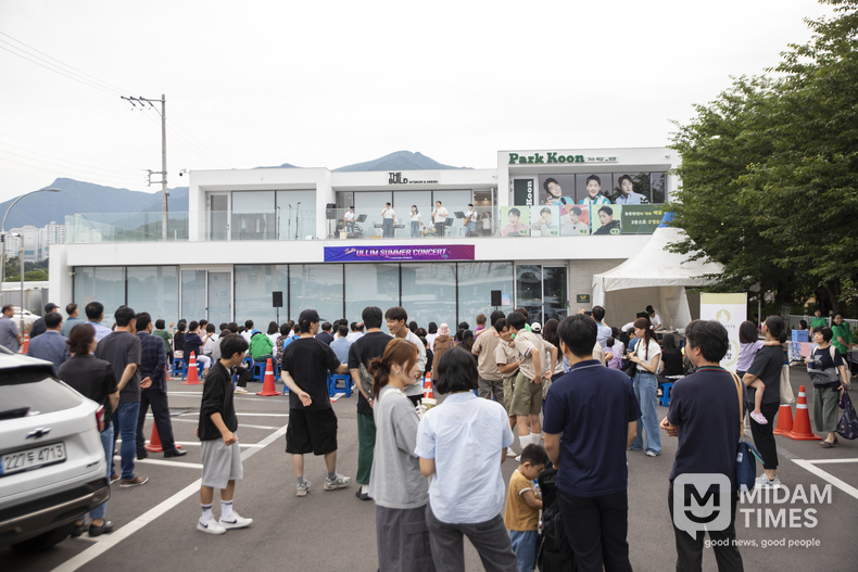 지난 6월 22일 울산 울주군 언양읍 작천정 입구에서 열린 '2025 울림 썸머콘서트' 사진 김교환 기자 