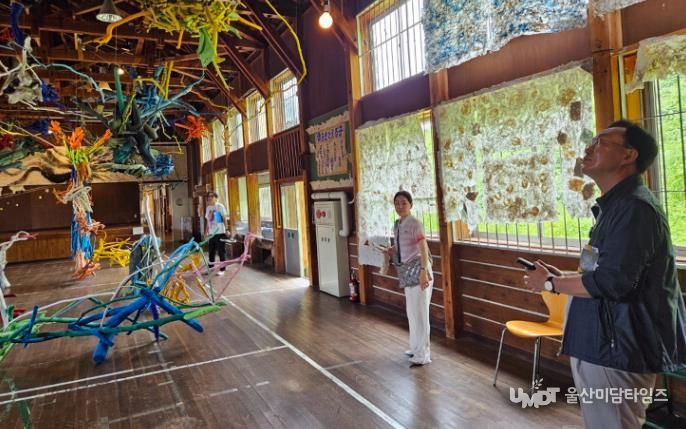 윤병태 나주시장, 일본 니가타현 대지의 예술제(그림책과 나무열매 미술관)방문