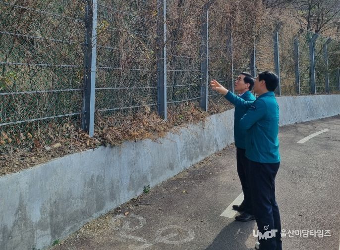 동구 부구청장 해빙기 취약시설 점검