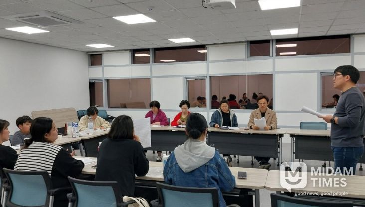 스테이지 온 아카데미 이론수업 모습.