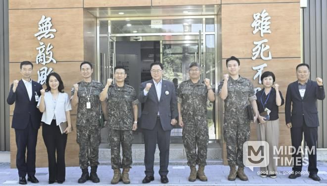 양주시, 추석 앞두고 군부대 위문 방문