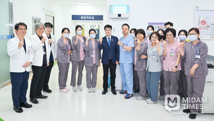 추석맞아 영남대병원 의료진 격려 방문