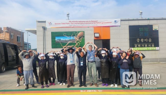 지난 9월 30일 가로림만 일원에서 진행된 갯벌 현지실사