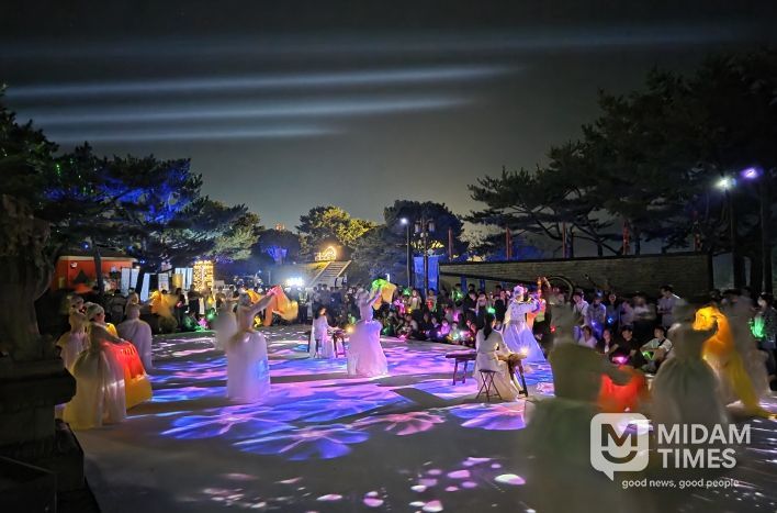 국가유산 미디어아트 고령 지산동 고분군 성료