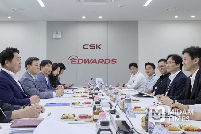 (오세현 아산시장) 에드워드코리아 아산공장 방문