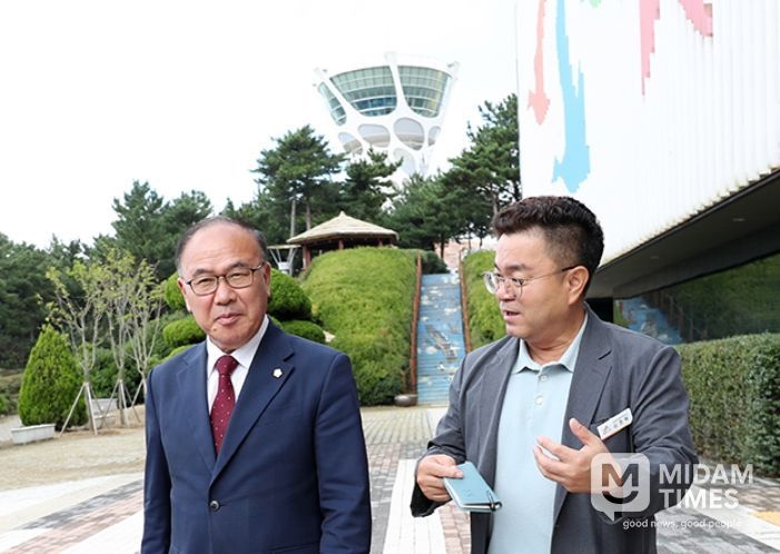 아시아조류박람회 현장 점검하는 조동식 의장