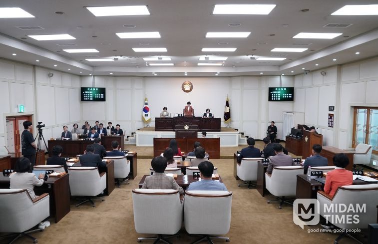 22일 열린 수성구의회 제272회 임시회 제2차 본회의