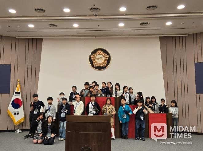 익산시 아동의회, 국회의사당서 민주주의 배워요