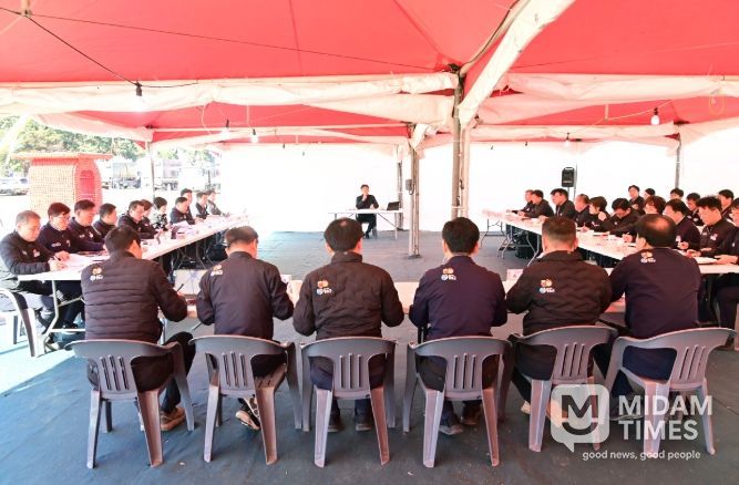 윤경희 청송군수, 축제장 현장점검 및 확대 간부회의
