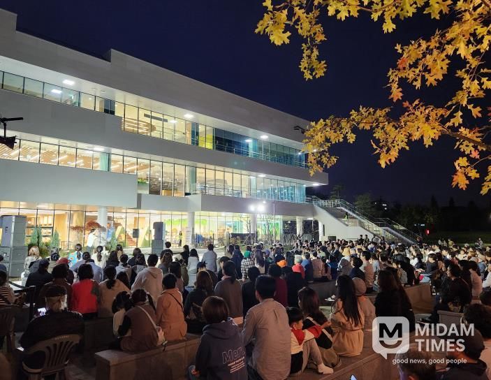 상주시립도서관 책바람 공원(야외 도서관)