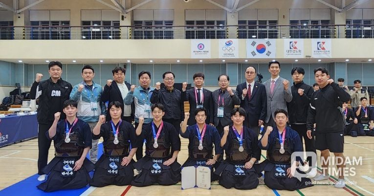 구미시청 검도팀(단체전 2위)