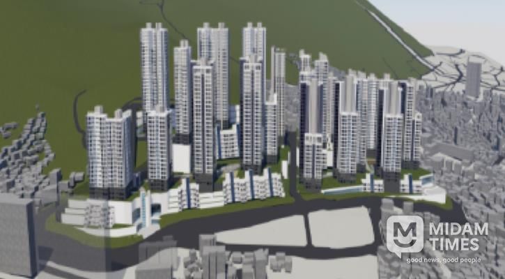 (가칭)수정4구역 조감도(안)