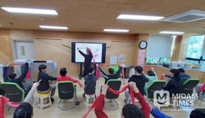 김해시보건소, 성인 발달장애인 ‘건강생활운동교실’ 운영