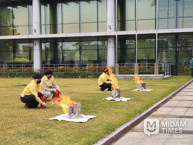 부안군청, 2025년 합동소방훈련