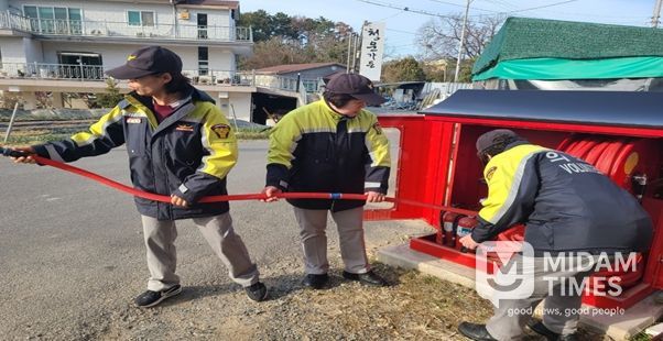울산중부소방서 유곡119안전센터 가을철 산불화재 예방 순찰