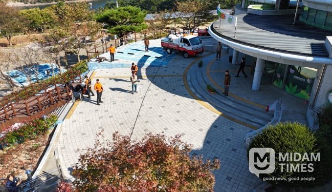 남해힐링숲타운 합동 소방훈련