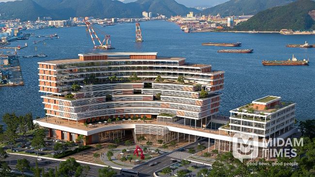 디지털마산자유무역지역 조감도