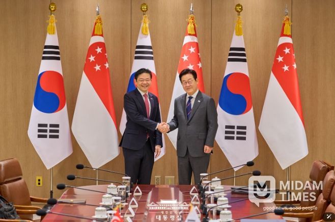 한국·싱가포르 정상회담(대통령실)