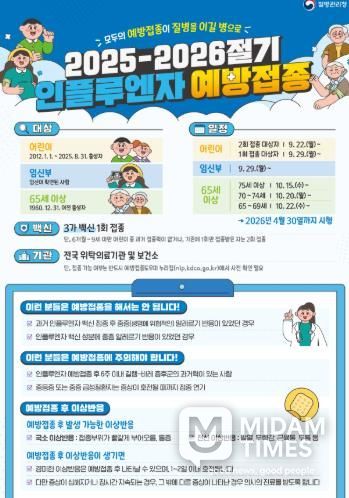 하동군, 인플루엔자 유행 주의보에 “신속한 예방접종 당부”