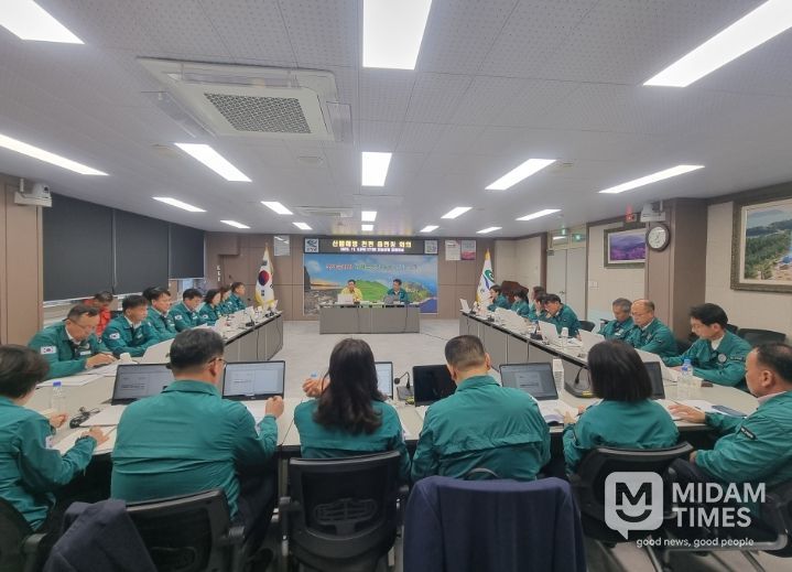 고성군, 산불예방 관련 읍·면장 회의