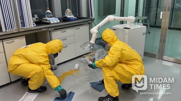 화학물질 사고 대비 모의훈련