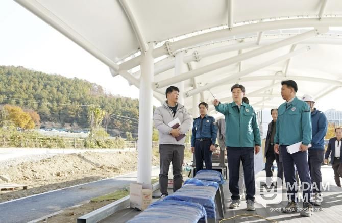 방세환 광주시장, 동절기 대비 대형 공사현장 안전 점검 실시