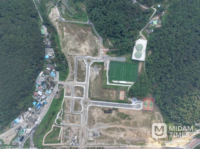 자족형복합행정타운 조성현장 사진(두척동 일원)