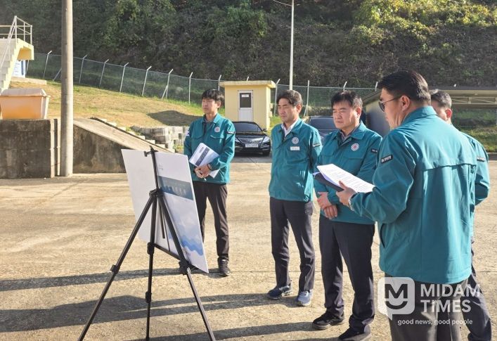 심상철 부군수, 상월·노단이 정수장 현장 점검