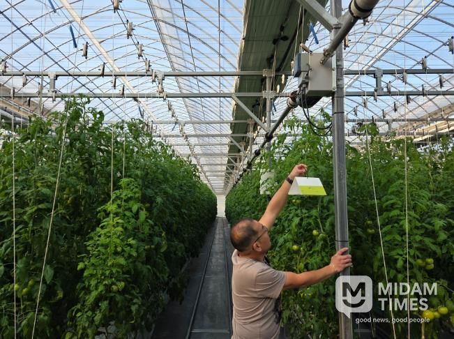 영덕군 농업기술센터 현장 교육 모습.
