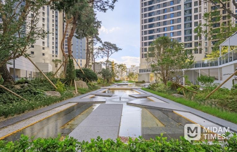 대상 ‘두류역자이’ 아파트 조경,