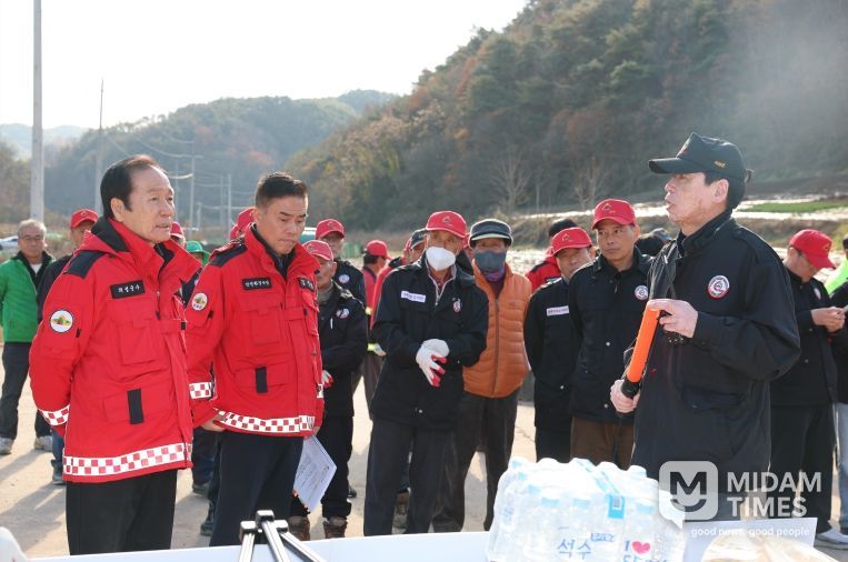 의성군, 18개 전 읍·면 대상 산불 모의진화훈련 실시