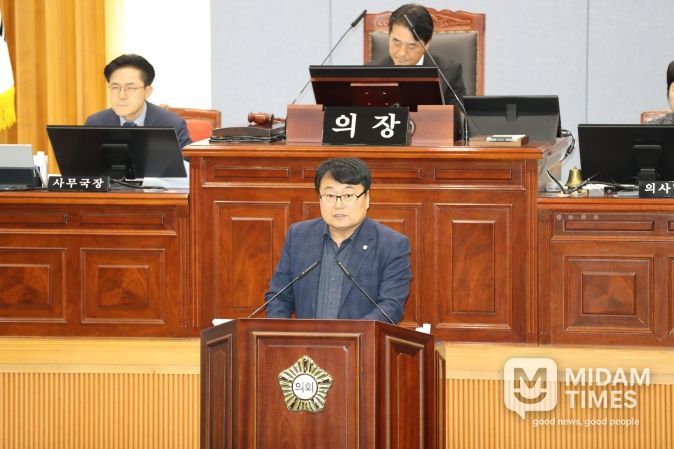 최덕종 남구의원, ‘자생단체 배가운동 지시 관련 구정질문 ’