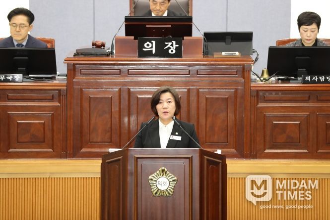 이양임 의원, 5분 자유발언