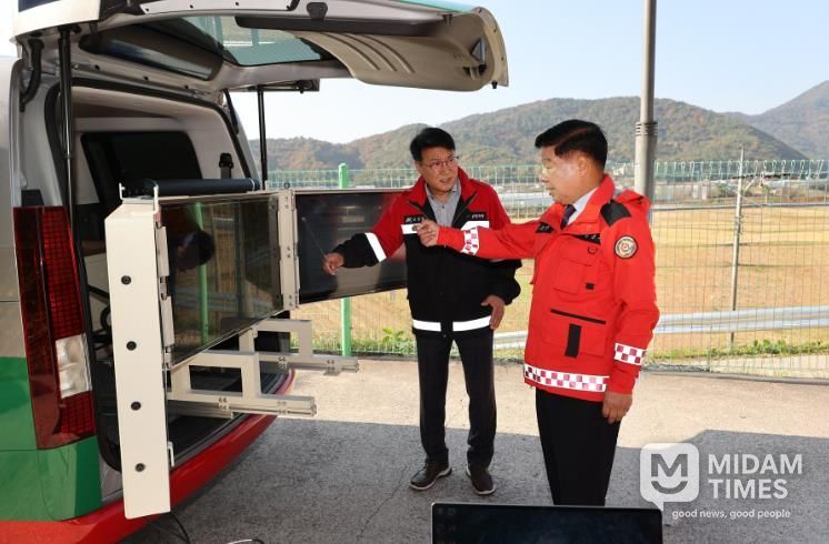 고성군 산불현장 지휘역량 강화 시연회 개최