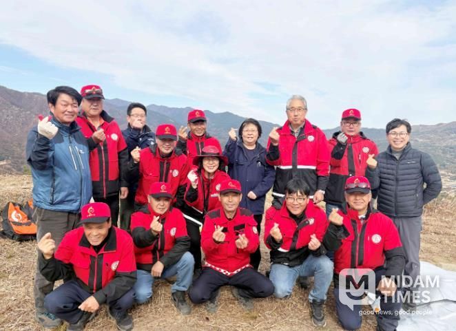함양군 병곡면 산불 예방 기원제 지내