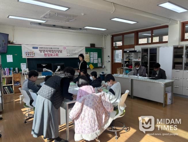 2025학년도 영양 학생상담자원봉사자 집단상담 공개보고회 개최