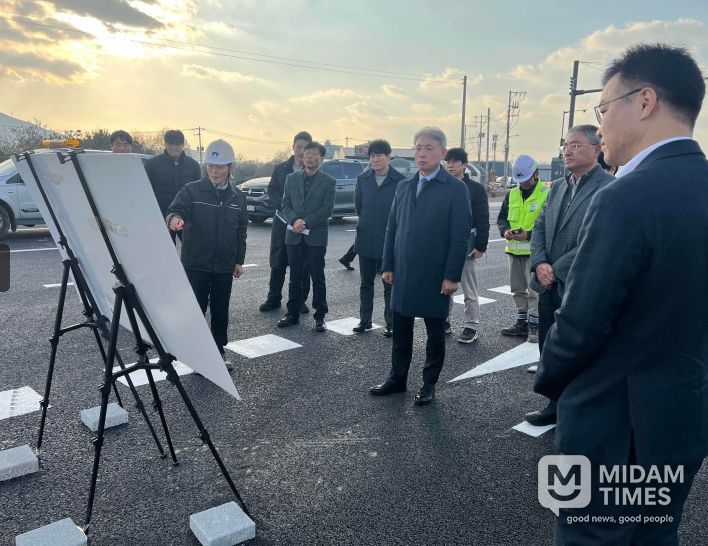 검단~드림로 간 광역도로’ 공사 현장 방문