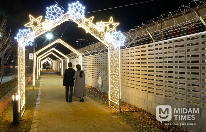 달성군 ‘Re:화원 도시숲’에 펼쳐진 크리스마스, 겨울밤을 밝히다!