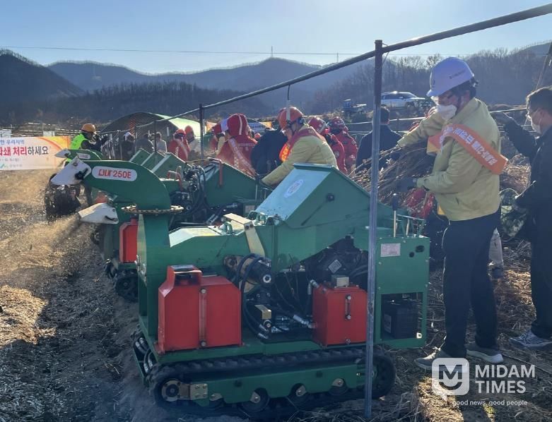 안동시, ‘영농 부산물 일제 파쇄 주간’ 운영