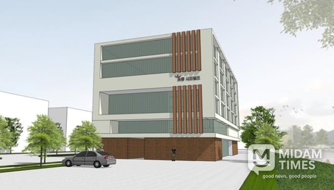 초동면 초동특별농공단지 내 설립 예정인 임대형 기숙사 조감도