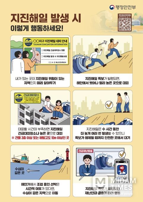 지진해일 대비 국민행동요령
