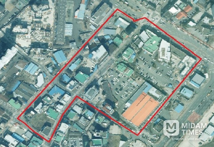 덕계5지구 항공사진