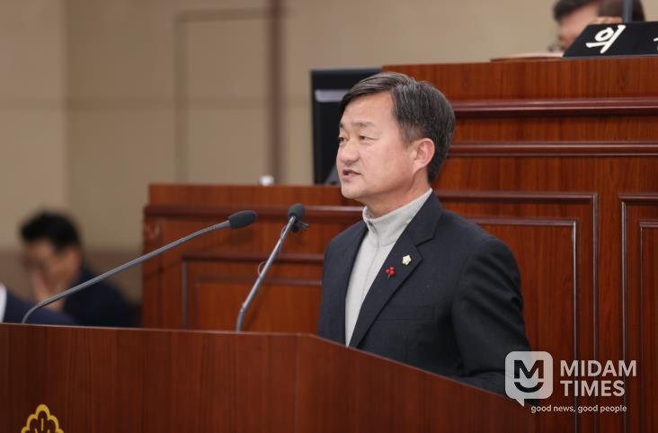 상주시의회, 강경모 의원 5분 자유발언