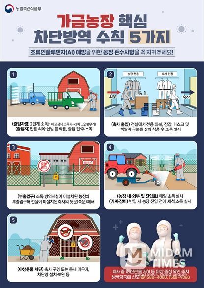 전북, 올겨울 첫 AI 발생에 14개 시군 비상방역 돌입