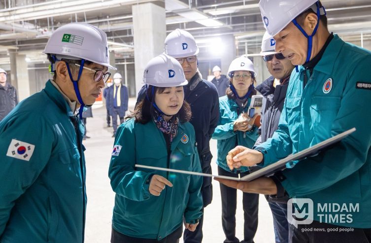구연희 교육감 권한대행, 학교 건설현장 방문 안전점검