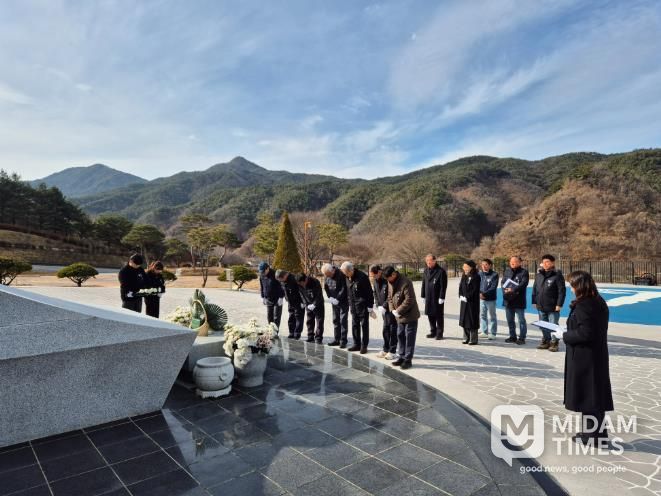 (사)거창사건희생자유족회, 새해맞이 위령탑 참배로 희생자 넋 기려