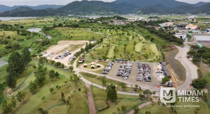 한림술뫼파크골프장(72홀) 전경