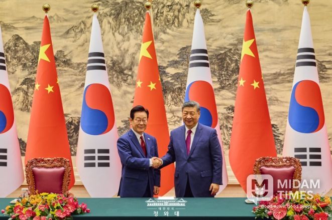 한·중 MOU 서명식(청와대)