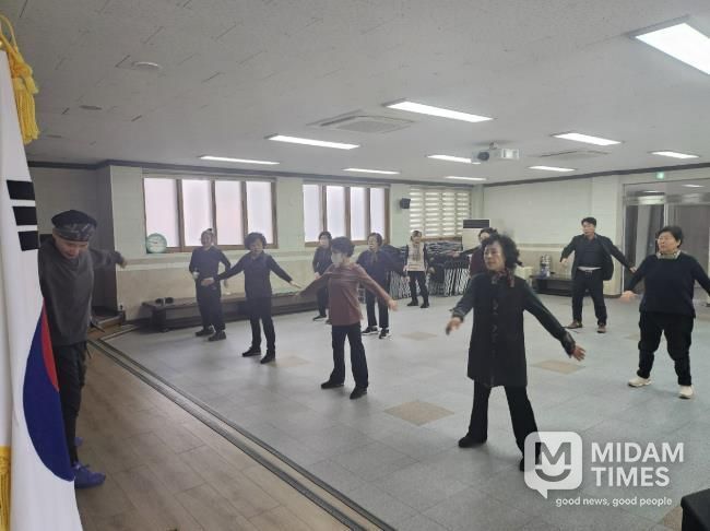 상주시 화북면 평생학습센터(요가·라인댄스) 개강식 개최