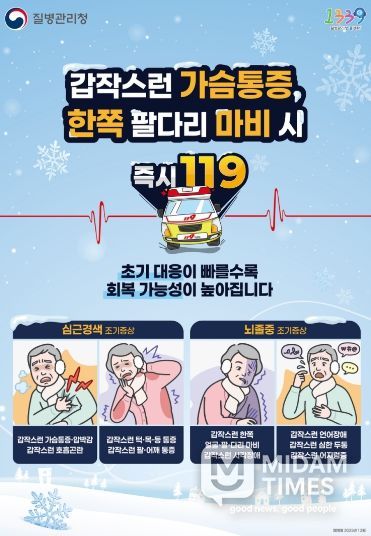 울진군, 겨울철 심‧뇌혈관질환 예방